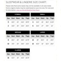 Victoria Secret Pink Size Chart Slides