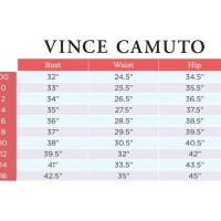 Vince Uto Size Chart