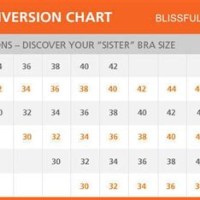 Warner S Blissful Benefits Bra Size Chart