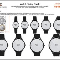 Watch Dial Size Chart India