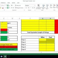 Water Flow Chart In Excel 2007