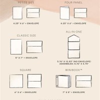 Wedding Invitation Size Chart