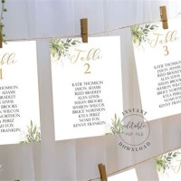 Wedding Rehearsal Dinner Seating Chart