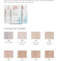 Wella Ash Blonde Toner Chart