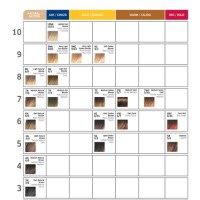 Wella Demi Permanent Hair Colour Chart