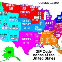 What Is The Usps Postal Zone Chart