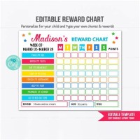 What Tasks To Put On A Reward Chart