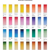 Winsor And Newton Cotman Watercolour Colour Chart