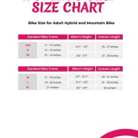 Women S Bike Sizing Height Chart