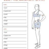 Women S Body Measurement Chart Weight Loss