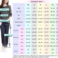 Women S Pant Size Conversion Chart Us To Uk