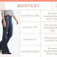 Women S Pants Inseam Size Chart