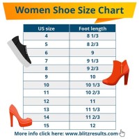 Women Shoe Size Chart