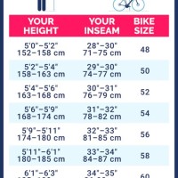 Womens Road Bike Frame Size Chart