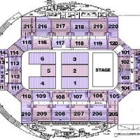 World Arena Seating Chart Rows