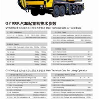 100 ton crane load chart