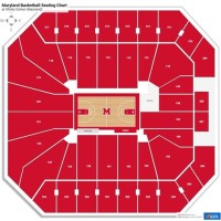 Xfinity Center Seating Chart Maryland Basketball