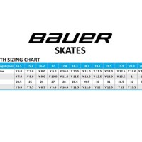 Youth Hockey Skate Size Chart Bauerfeind