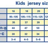 Youth Jersey Size Chart By Age