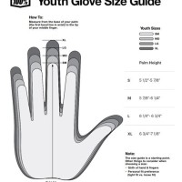 Youth Mtb Gloves Size Chart