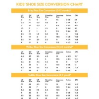 Youth Shoe Size Chart Small Medium Large