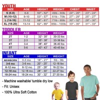 Youth Size Chart Shirts Age