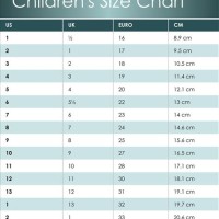 Youth Size Chart Shoes Canada