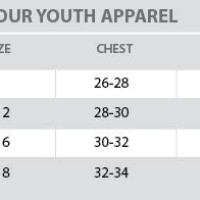 Youth Size Chart Under Armour