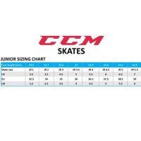 Youth Skates Size Chart