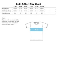 Youth Tee Shirt Size Chart