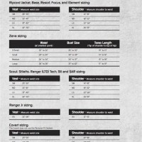 Zeagle Bcd Size Chart