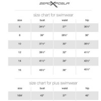 Zeroxposur Men S Swim Shorts Size Chart